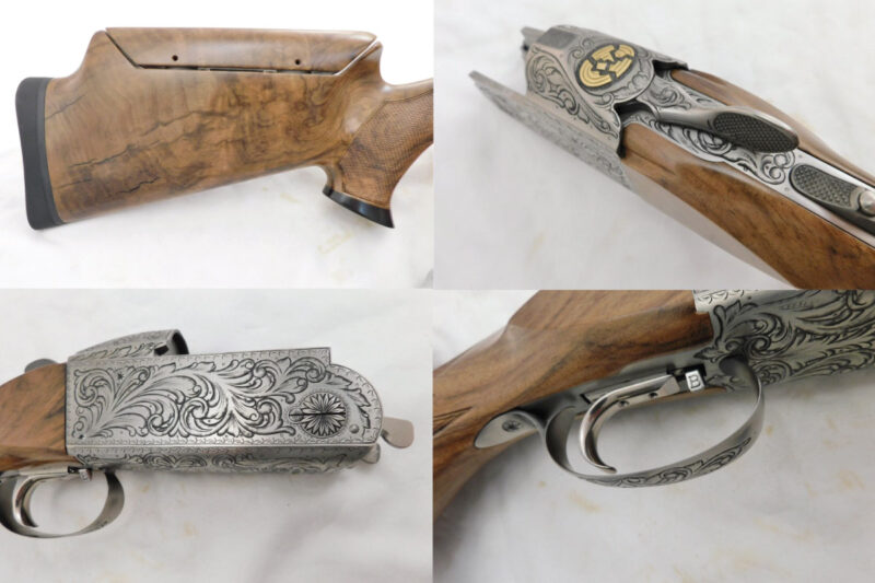 GunBroker Item #1070382882, Krieghoff K80 Trap Super Scroll 2 Barrel Set In The Case NO RESERVE was sold for $18,725.00 on 10/20/2024