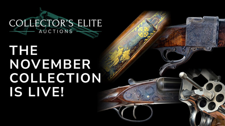 Collector’s Elite Auctions Unveils November Collection Featuring Historic and Rare Firearms