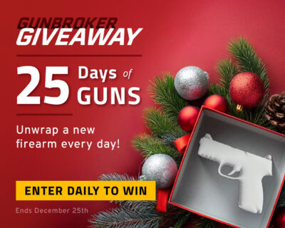 GunBroker Kicks Off the Holidays With ‘25 Days of Guns’ Sweepstakes