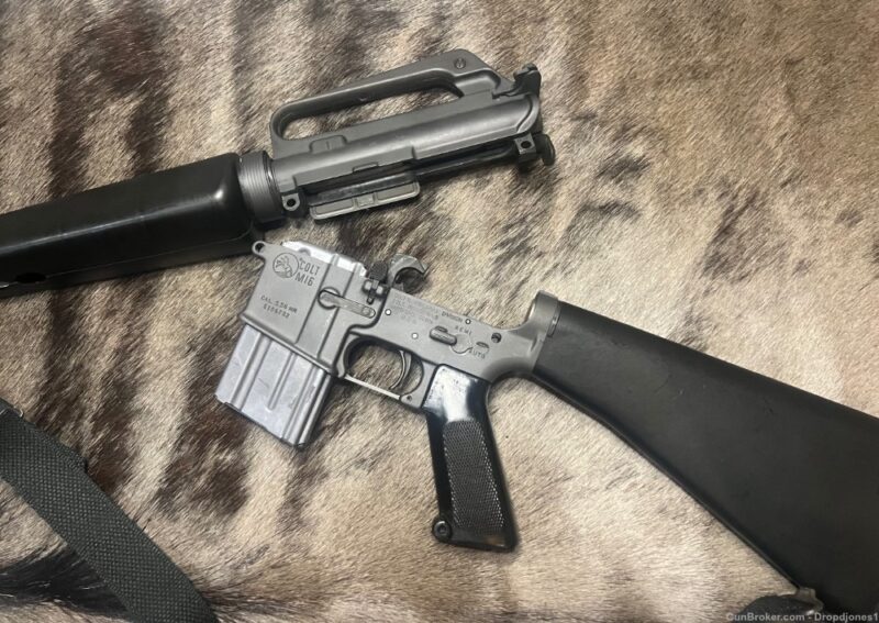 22 Most Expensive Guns Sold on GunBroker, Item #1069377205, Colt M16 Fully Transferable Machine Gun was sold $38,025.00 on 11/07/2024