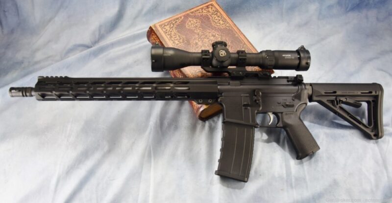 Anderson TAC Utility .300 blk Semi Auto Rifle 16" w Accufire 3-12x44 scope