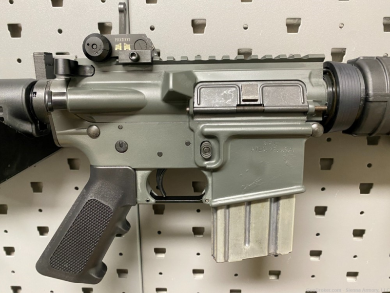 GunBroker Item #1074070624, BFI J15 EA Co M16 Commando ISS Movie Gun 5.56mm 11.5″ eForm-3 was sold for $45,025.00 on 11/24/2024