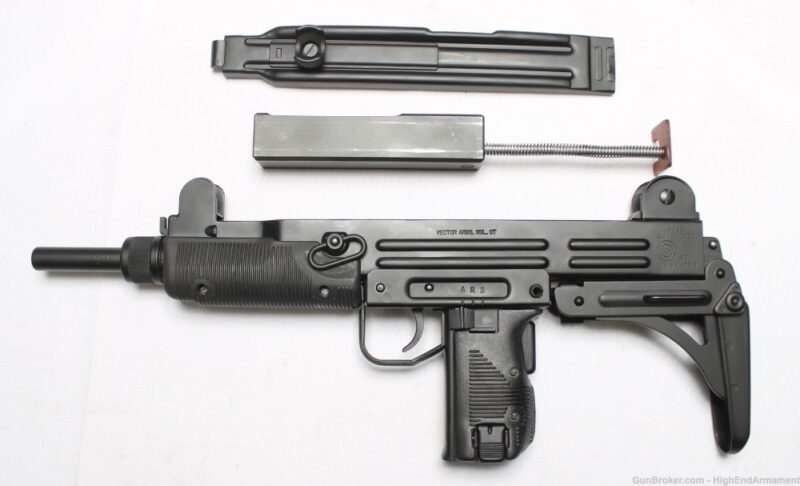 GunBroker Item #1077956426, Transferable Group Industries Vector Uzi 9mm Full Size was sold for $22,000.00 on 12/29/2024