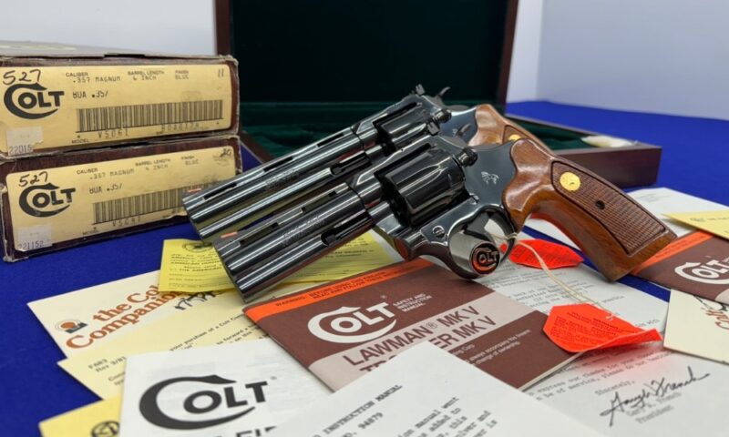 GunBroker Item #1077430077, 1985 Colt BOA Set, Consecutive Serials #173 & #174 - was sold for $55,400.57on 12/15/2024