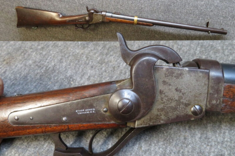 Civil War Starr Percussion Cavalry Carbine-Brass Fittings - Highest Bid Counts on GunBroker | January 2025
