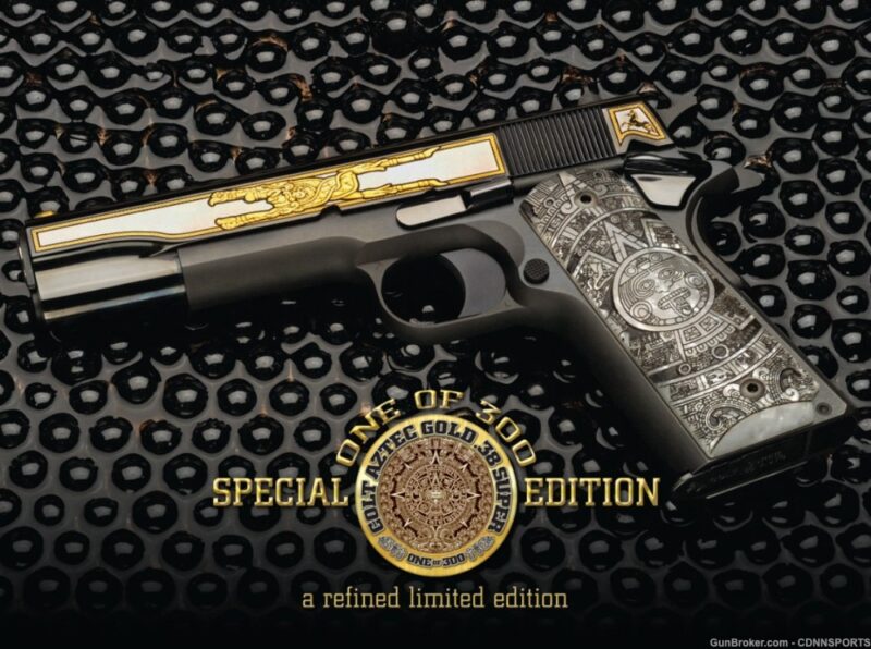 Colt TALO Aztec Gold .38 Super Serial #1 of 300 The Second of The Series - Items Sold to the Top Bidders on GunBroker, January 2025