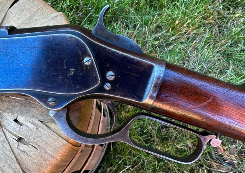 EXCEPTIONAL ANTIQUE WINCHESTER 1873 FIRST MODEL RIFLE - HIGH CONDITION