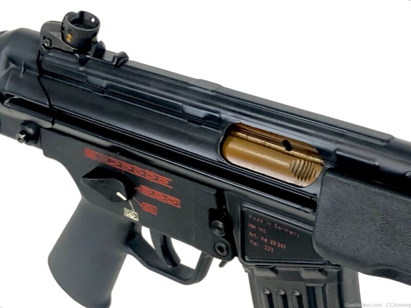 GunBroker Item #1081556979, Heckler & Koch HK33 5.56mm NATO Double Push Machine Gun was sold for $36,025.00.00 on 01/05/2025