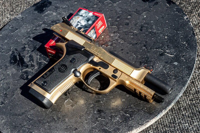 features of Beretta 92X Performance Gold Plated - GunBroker