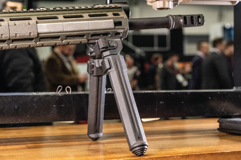 The Magpul MOE QD Bipod is designed for a variety of shooting positions