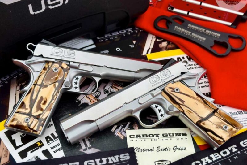 GunBroker Item #1087349854, FJG Ultimate Mirror Image 1911 Set - Mammoth Tooth was sold for $17,102.00 on 02/16/2025 - 23 Most Expensive Items Sold on GunBroker | February 2025