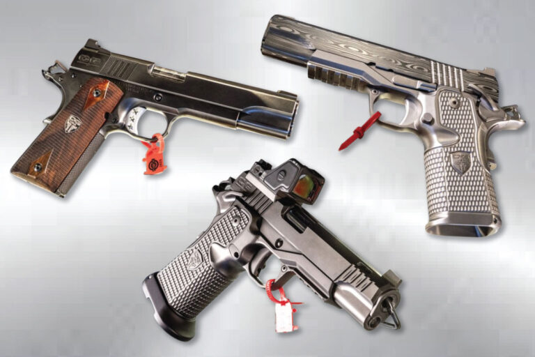 Cabot Guns New Custom Handguns: Insurrection, Serenity Max Double Stack Damascus & Vintage Classic [Video]