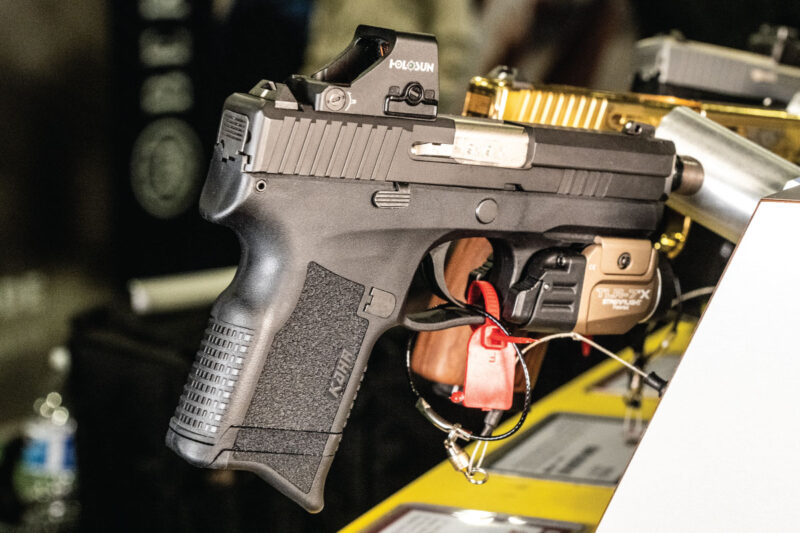 Kahr Arms Doublestack X9 has an ambidextrous slide release