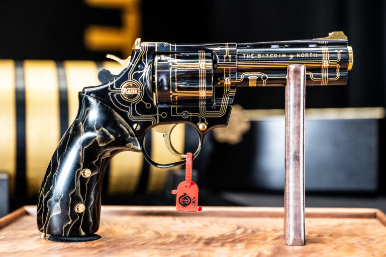Limited Edition Nighthawk Customs Korth Bitcoin Revolver