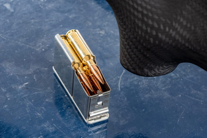 Sako 90 Peak double-stack magazine allows quick and easy reloading