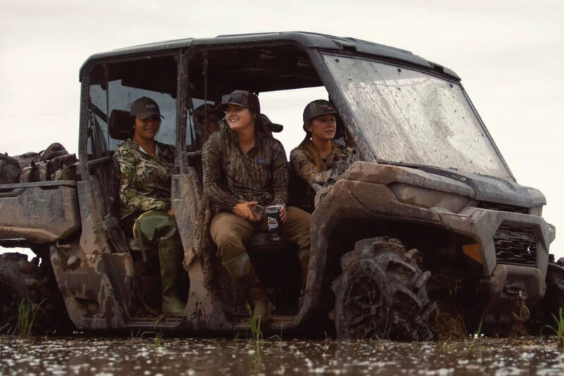 Women Empowering Other Women in the Outdoors. Women in ATV, Duck Hunting