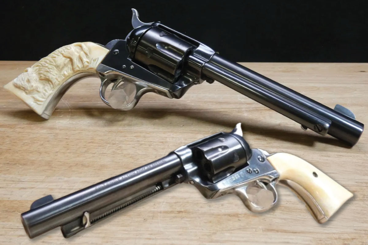 Colt Single Action Army - .38 Spl - 1893 - Classic SAA - Bone Ivory Grips!