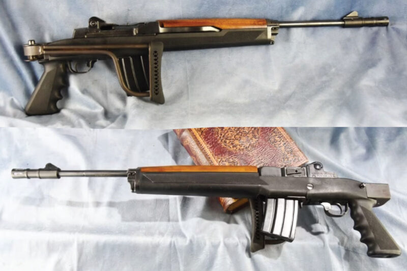 Ruger Mini 14 .223 18.5" Barrel A-Team, I Pity the Fool, Folding Stock 1978