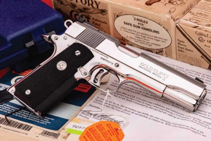 1994 Colt Gold Cup National Match 45 ACP - Mirror Polished BSTS