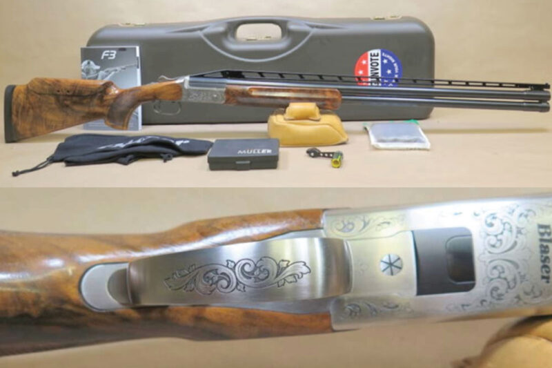 Blaser F3 Grand Luxe Sporting/Trap Adj Hi Rib Adj Comb 12ga 32"