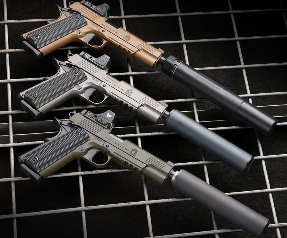 Springfield Launches 1911 Operator AOS Threaded .45 Pistols