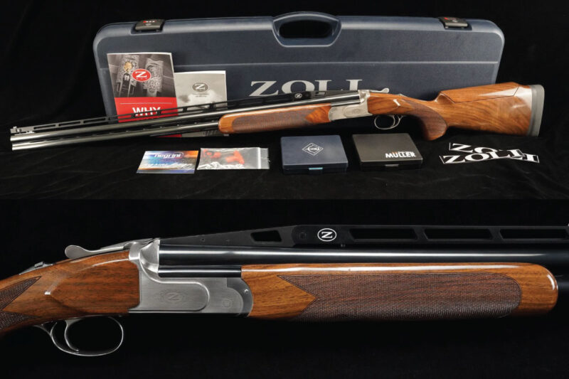 Zoli Z-Sport HR 12-Gauge 32" Silver Nitride + Original Case