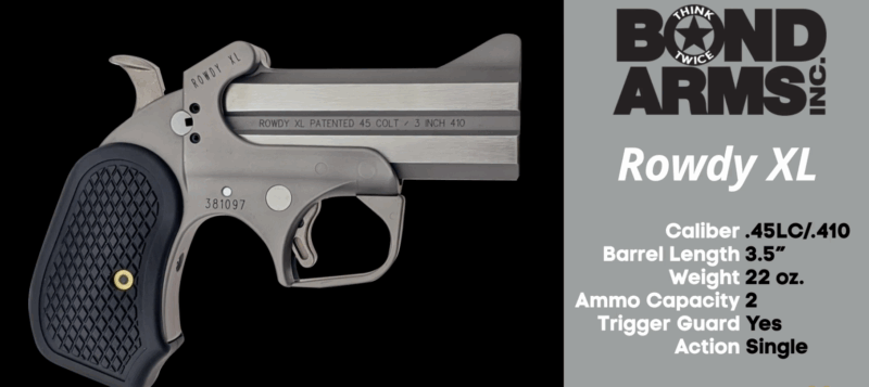 The Rowdy XL — more grip, more control, same Bond Arms toughness