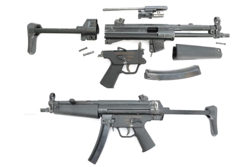 GunBroker Item #1111673696, Factory German HK MP5 A3 Transferable SMG Burst Pack Double Push Pin MG F3 was sold for $56,000.00 on 7/6/2025