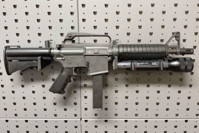 GunBroker Item #1114836130, Fleming Colt SMG 9mm M16A2 AR15 Carbine 10.5" was sold for $26,625.00 on 7/20/2025