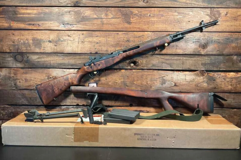 GunBroker Item #1115684033, Springfield Armory M1A Select Fire Machine Gun M14 E2 was sold for $24,525.00 on 7/23/2025