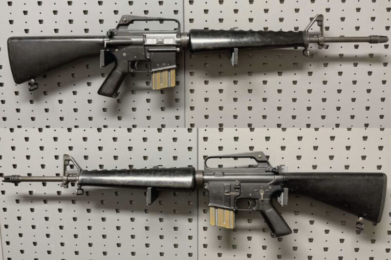 GunBroker Item #1113549374, Colt XM16E1 603 M16 5.56 US Property Movie Gun was sold for $36,529.55 on 7/13/2025