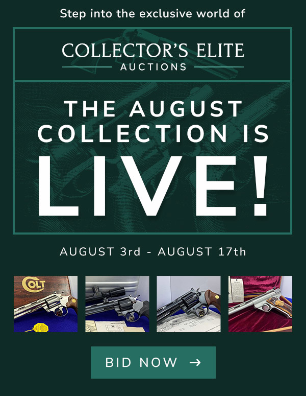 Final Bids Close Sunday for August’s Collector’s Elite Auctions