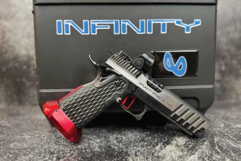 GunBroker Item #1121916470, SVI Infinity Firearms FAST 2088 9mm With Trijicon SRO 5'' Ported was sold for $19,026.00 on 8/24/2025