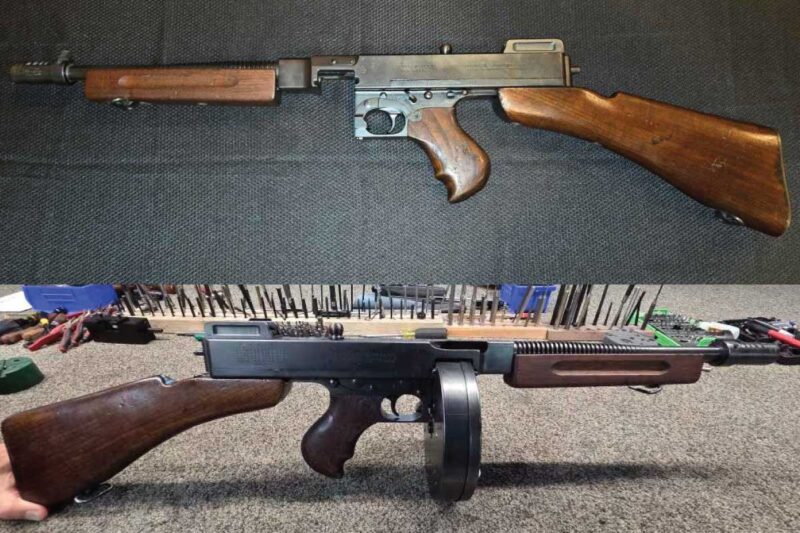 GunBroker Item #1120976943, Savage Arms WWII USMC Thompson 1928A1 45acp Machine Gun sold for $32,500.00 on 9/10/2025