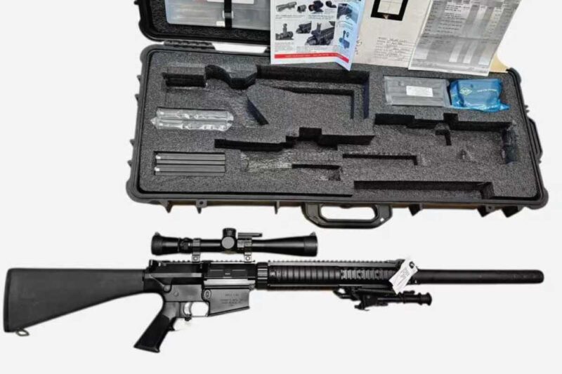 GunBroker Item #1135480373, Knight Armament-Vero beach Mk11 mod 0 with suppressor sold for $32,500.00 on 10/30/2025