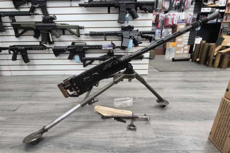 GunBroker Item #1128707911, WW2 British MKII Belt Fed Browning Machine Gun 303 sold for $18,590.00 on 10/05/2025