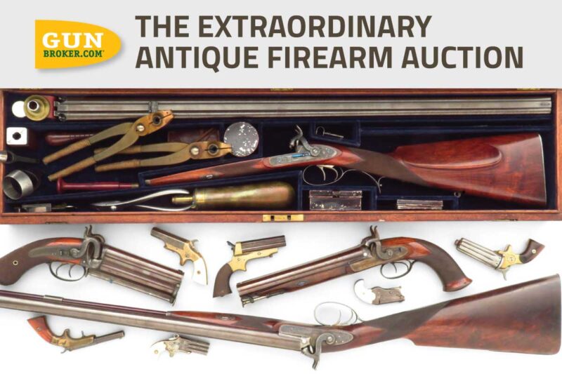 Rare English and American Antique Firearms Featured in Exclusive GunBroker Single-Estate Auction