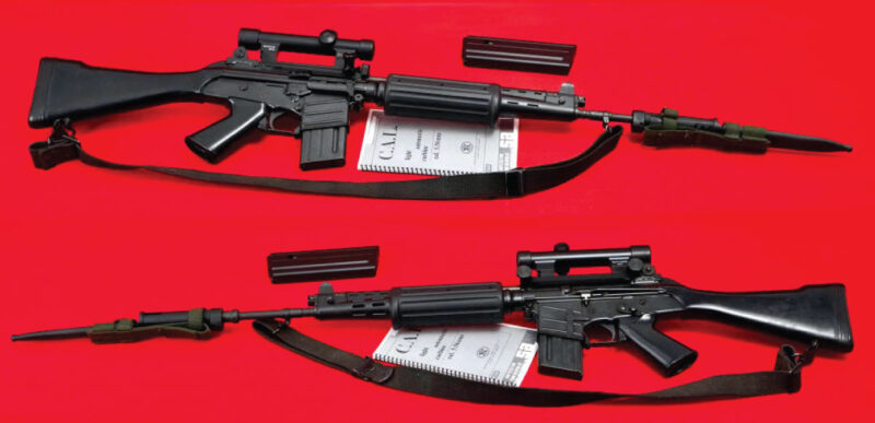 GunBroker Item #1135158325, Belgium FN CAL Competition .223 Original Optic sold for $23,800.00 on 11/16/2025