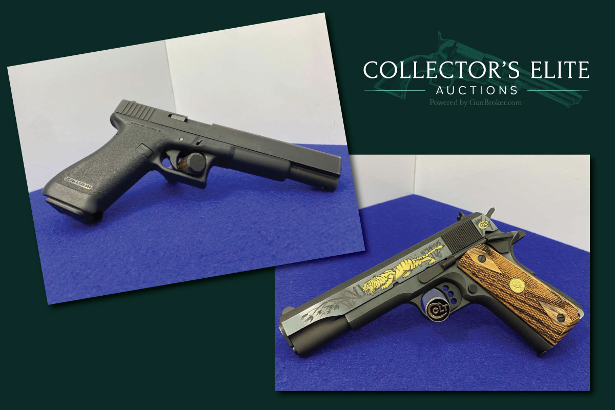Last Chance This Weekend to Bid on High End Colt, GLOCK and Smith& Wesson Collector Firearms
