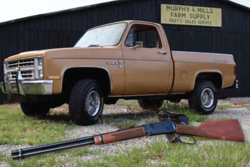 GunBroker Item #1120265755, 1985 Chevrolet K10 OUTDOORSMAN & Winchester 94 -RARE & Special GM Package sold for $49,999.00 on 11/16/20