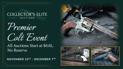 Bidding Closes Sunday for Rare Colt Premier Event on GunBroker.com