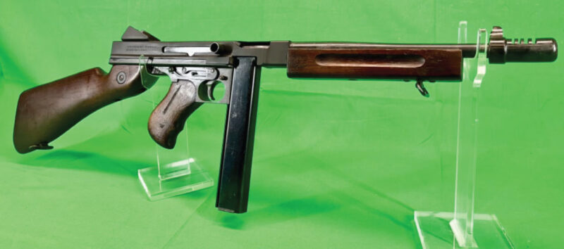 GunBroker Item #1137461599, M1A1 Thompson Sub Machine Gun 45 Richard Urich ReWeld Auto Ord sold for $19,999.99 on 11/17/2025