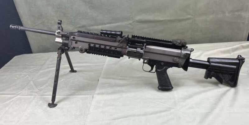 GunBroker Item #1137302088, Factory New Ohio Ordnance Works Factory Full Auto M249 5.56mm 18.3'' sold for $23,025.00 on 12/7/2025 