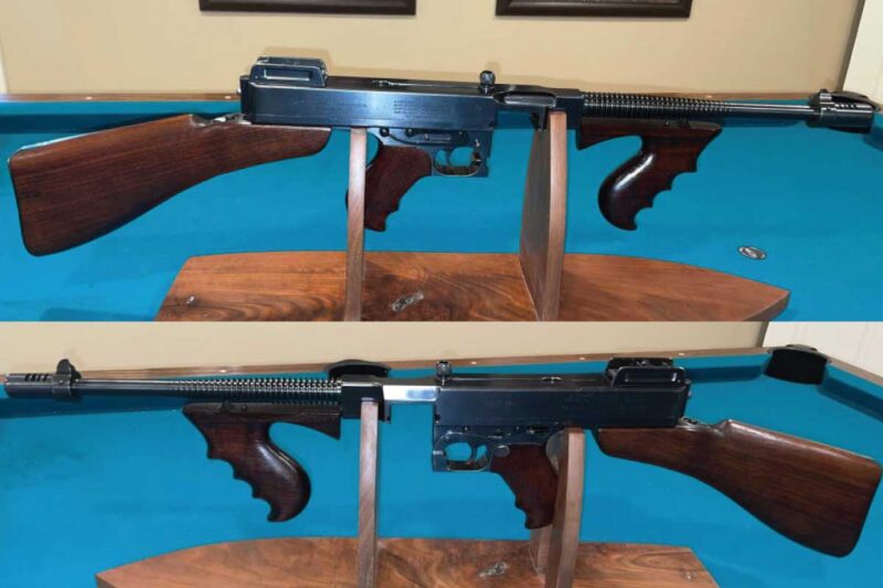 Gunbroker Item #1134539230, 1921 AC Thompson with FBI Case Loaded with all Original Items Complete Sold For $70,025.00 on 1/22/2026