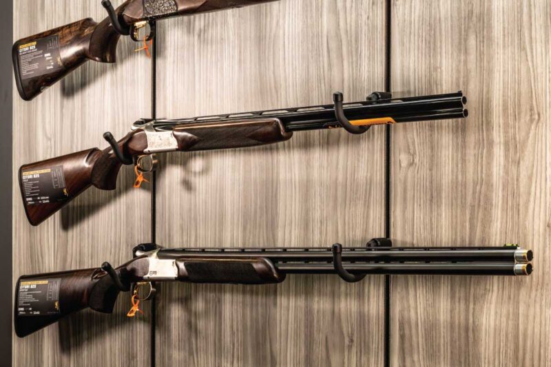 Ergonomic stock design for comfort and control in the field or on the range.