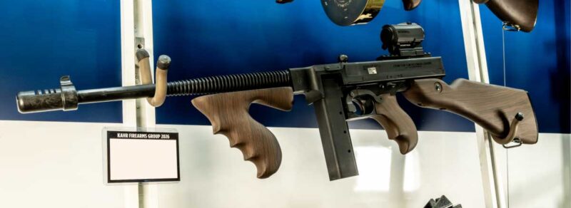 The 2026 Thompson 1927 A3 in .22 LR delivers classic styling in a rimfire format