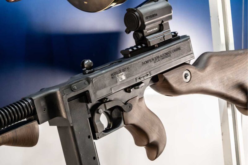 The 2026 Thompson lineup from Auto-Ordnance/ Kahr Firearms Group introduces the 1927 A3 in .22 LR alongside the lightweight alloy-frame T5P in .45 ACP.