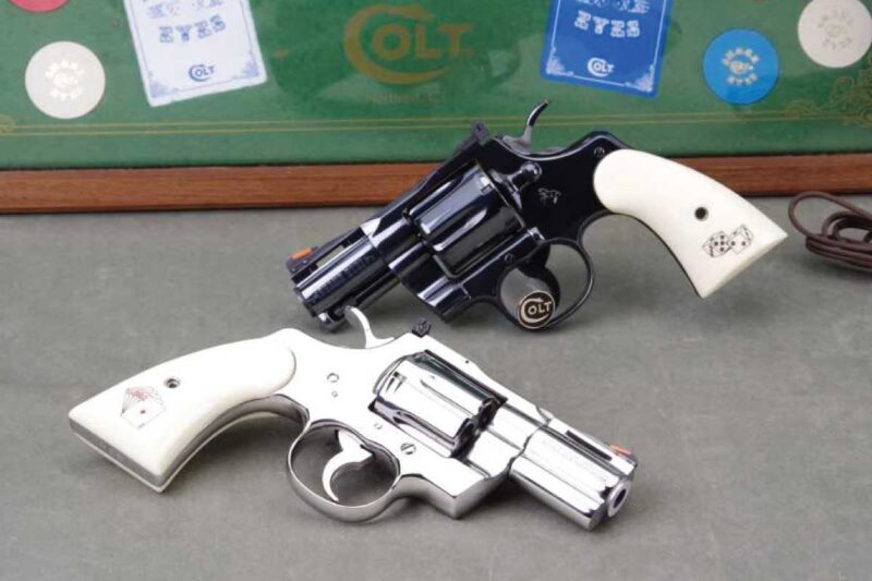 Gunbroker Item #1155444513, Colt Python Snake Eyes Set Factory Fired Only with Case Sold For $19,075.00 on 2/22/2026
