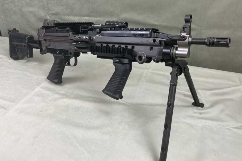 Gunbroker Item #1137307161, Factory New Ohio Ordnance Works Factory Full Auto M249 Para 5.56mm Sold For $18,025.00 on 2/8/2026