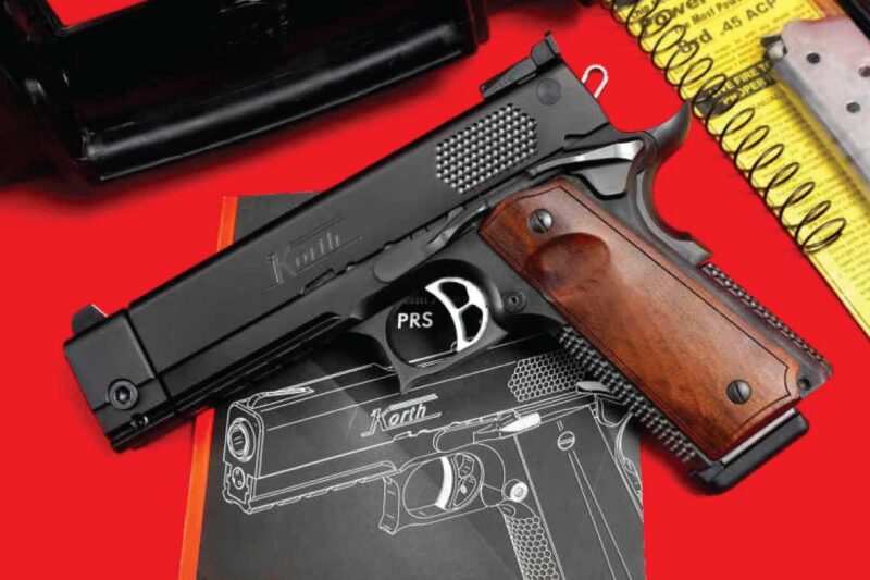 Gunbroker Item #1153719769, German Korth PRS 5" .45 Semi-Auto Weighted Barrel w/ Case Sold For $18,002.00on 2/15/2026